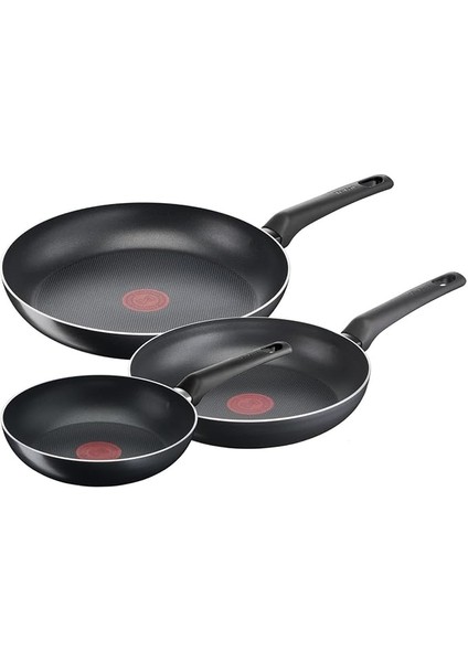 Titanyum 1x Simplecook 20/24/28 cm Difüzyon Tabanlı 3'lü Tava Seti - 2100119732