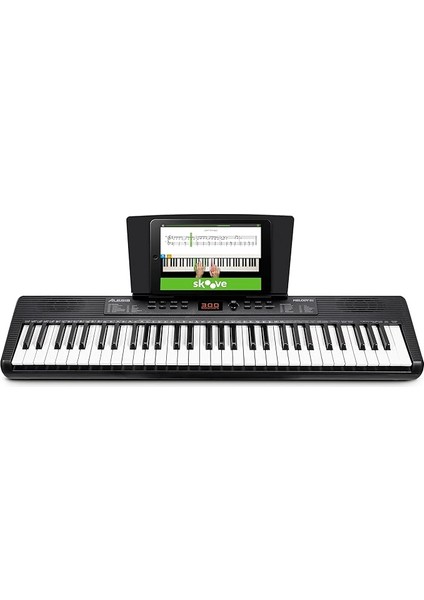 Melody 61 Başlangıç Seviyesi Piyano Klavye 61 Tuş, Hoparlör, Tablet/nota Standı, 300 Ses ve Müzik Dersleri ile Birlikte