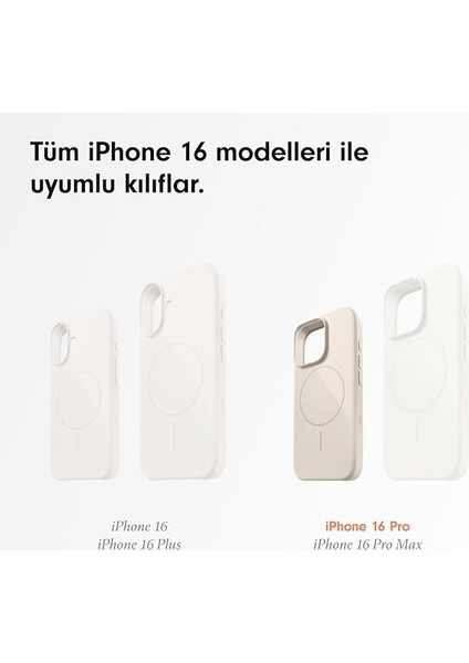 iPhone 16 Pro Kılıf - Magsafe, Çizilmeye Dayanıklı Koruyucu Kılıf, Ince Form, Mikrofiber Kaplama - Nehir Mavisi fiyatları