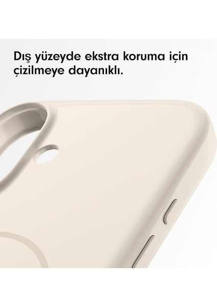 iPhone 16 Pro Kılıf - Magsafe, Çizilmeye Dayanıklı Koruyucu Kılıf, Ince Form, Mikrofiber Kaplama - Nehir Mavisi indirimleri