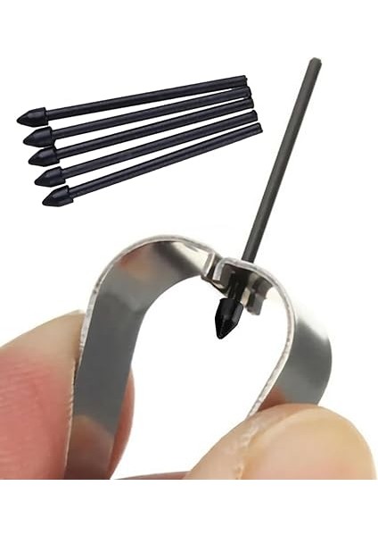 S-Pen Yedek Uçlar Samsung Galaxy Tab S7 Fe/tab S7 / Tab S7+ Plus/galaxy Tab S8 / Tab S8+ Plus/tab S8 Ultra Için Dokunmatik Stylus S Pen Uçlar Uç Alet Seti, 5 Adet (Siyah) modelleri