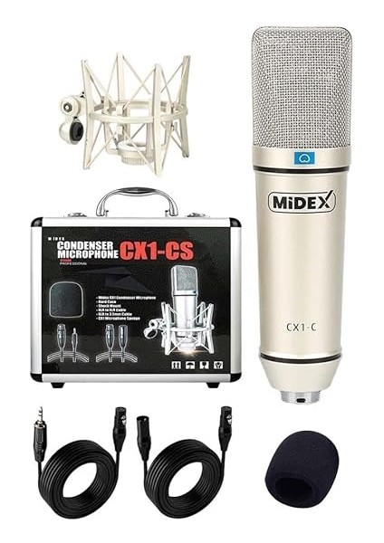 Cx1 Profesyonel Üst Seviye Condenser Stüdyo Mikrofonu fiyatları