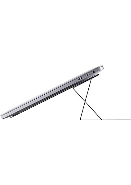 Slim Katlanabilir Görünmez Ince 16 Inç'e Kadar Dizüstü Bilgisayarlarla Uyumlu Ayarlanabilir Görüş Bilgisayar Yükseltici Laptop Stand, BS01 fırsatları