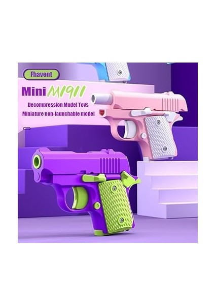 Sepeti Dolguları, 1911 3D Baskılı Küçük Tabanca Oyuncakları, Yetişkinler Için Stres Giderici Tabanca Oyuncakları, Dehb, Kaygıyı Gidermek Için Uygun, Paskalya Dolguları Erkekler Için Paskalya fırsatları