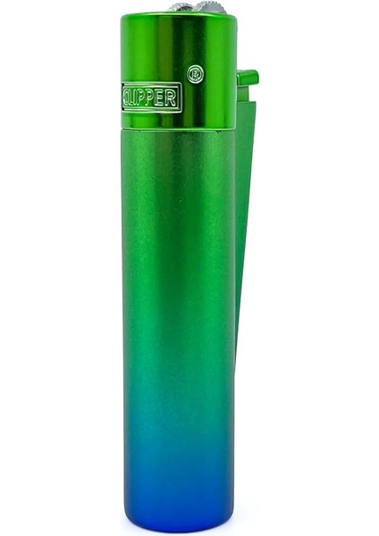 Özel Kutusunda Metal Çakmak - Yeşil/mavi Spektrum Mat fiyatları