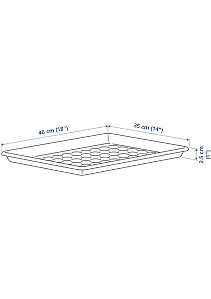 Tepsisi, Gri, 46X35 cm fiyatları