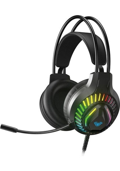 S605 Rainbow 3.5mm Jack, USB Gaming Mikrofonlu Oyuncu Kulaklığı