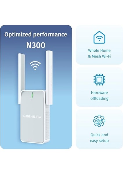 Buddy 4 N300 Kablosuz Menzil Genişletici, Wi-Fi Mesh, Repeater, Range Extender, Access Point KN-3211 fiyatları