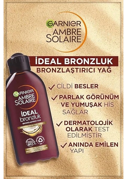 Ambre Solaire Ideal Bronzluk Bronzlaştırıcı Yağ (200 Ml) fırsatları