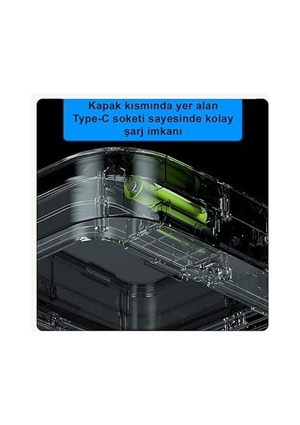 Sensörlü 22 Litre Çöp Kovası (Şarj Edilebilir Lityum Pilli) / GT-SC05 indirimleri