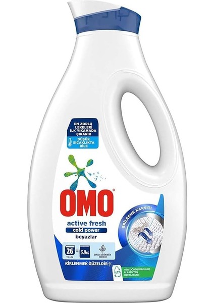 Active Fresh Cold Power Beyazlar Için Sıvı Çamaşır Deterjanı 1690 ml