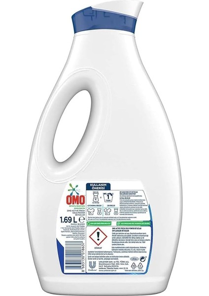 Active Fresh Cold Power Beyazlar Için Sıvı Çamaşır Deterjanı 1690 ml fiyatları