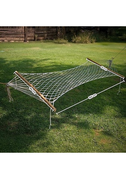 Tek Kişilik Örgülü Polyester Hamak | 95×165 CM, 150 KG Kapasiteli, Bahçe/balkon/kamp Için Ideal Çözüm indirimleri