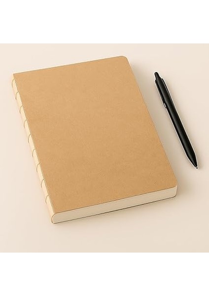 Tanıtım Özel Tasarım Kraft Kapaklı A4 Defter - 180 Derece Açılabilir, Sırtı DIKIŞLI,%100 El Işçiliği, Ofis, Okul, Günlük Kullanım Için Ideal Defter (Noktalı) modelleri