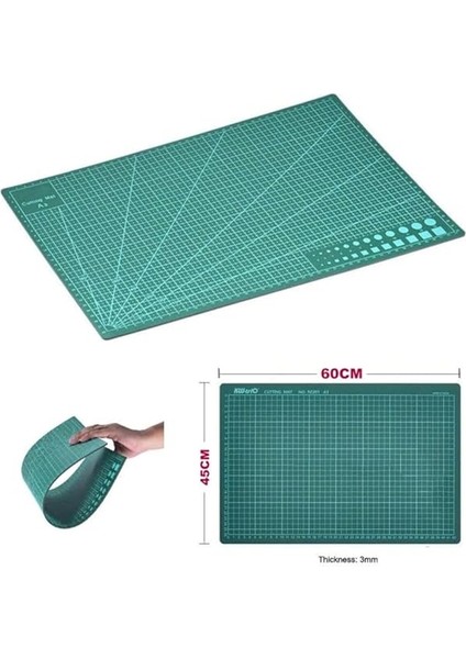 Çift Taraflı, Kesim Altlığı, A2, Kesim Matı, 45X60 Cm, Kesme Tablası modelleri