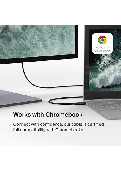 Usb-C - HDMI 2.1 Kablo, 60 Hz'de 8k Için 2 M Kablo, 144 Hz'de 4k, Hdr, Hbr3, Dsc, Hdcp 2.2, Macbook, iPad Pro ve Diğer Usb-C Cihazları ile Uyumlu indirimleri