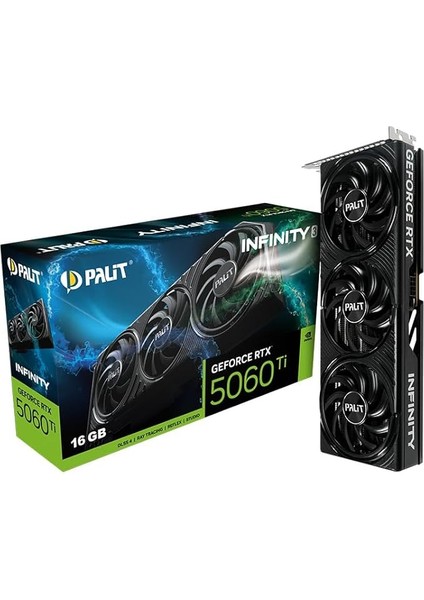 Geforce RTX5060TI Infinity 3 16GB 128BIT Gddr7 Ekran Kartı NE7506T019T1-GB2061S