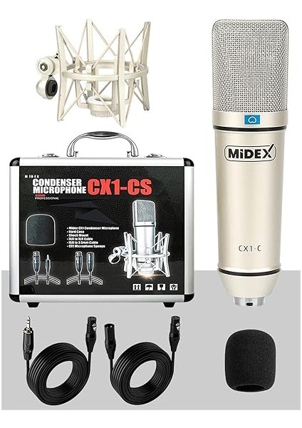 Special Paket-2 Stüdyo Ekipmanları GLX-700RD Ses Kartı Cx1 Mikrofon Kulaklık Stand fiyatları