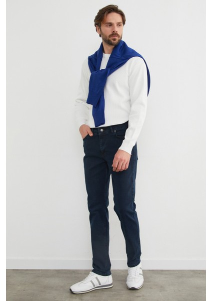 Fermuarlı Straight Jean Pantolon modelleri