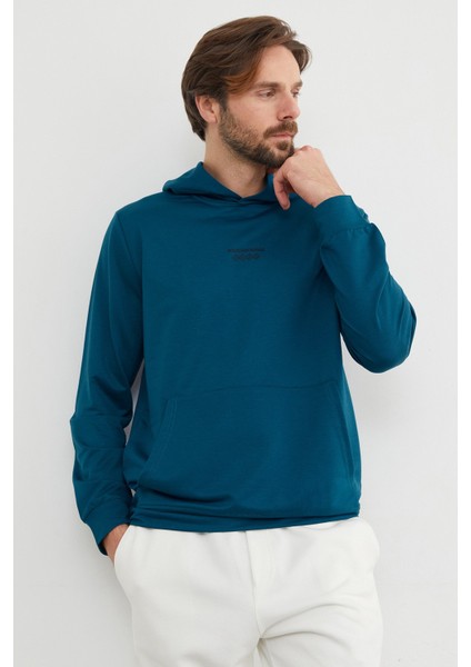 Mountaın Range Yazı Baskılı Kapüşonlu Sweatshirt indirimleri