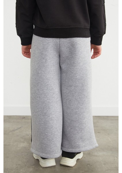 3 Iplik Yanları Şeritli Beli Lastikli Kız Çocuk Eşofman Altı fırsatları