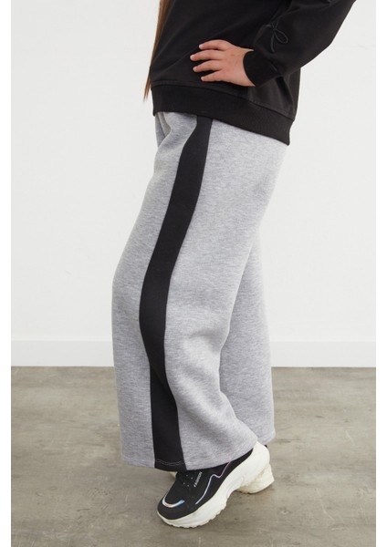 3 Iplik Yanları Şeritli Beli Lastikli Kız Çocuk Eşofman Altı indirimleri