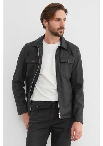 Cepli Suni Deri Ceket fırsatları