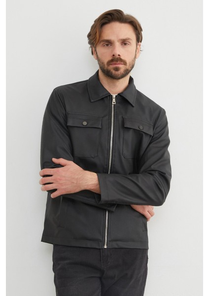 Cepli Suni Deri Ceket