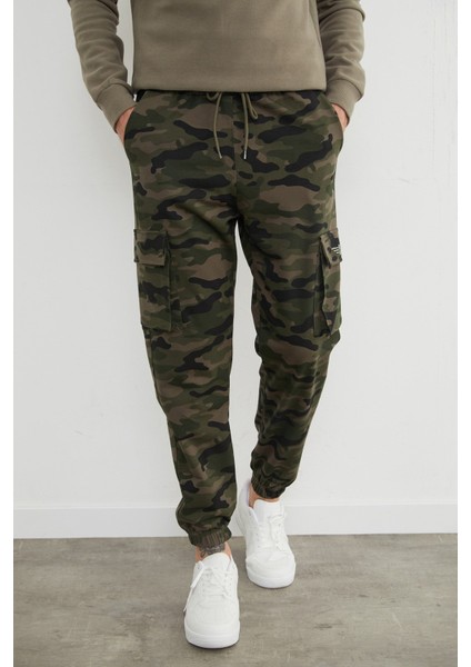 Kamuflaj Desenli Kargo Cepli Jogger Eşofman Altı fiyatları