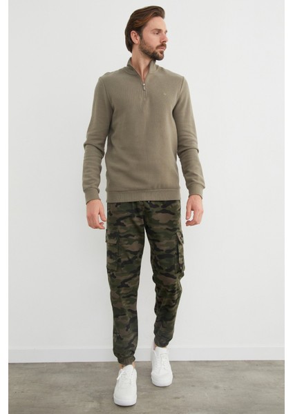 Kamuflaj Desenli Kargo Cepli Jogger Eşofman Altı modelleri