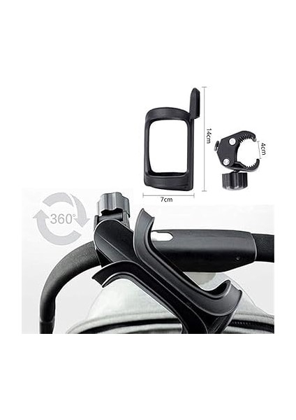 Bebek Arabası Bisiklet Scooter Uyumlu Ayarlanabilir Şişe Biberon ve Suluk Tutucu fiyatları