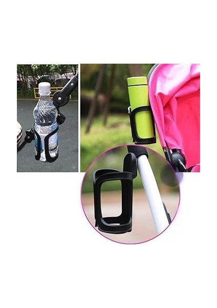 Bebek Arabası Bisiklet Scooter Uyumlu Ayarlanabilir Şişe Biberon ve Suluk Tutucu fırsatları