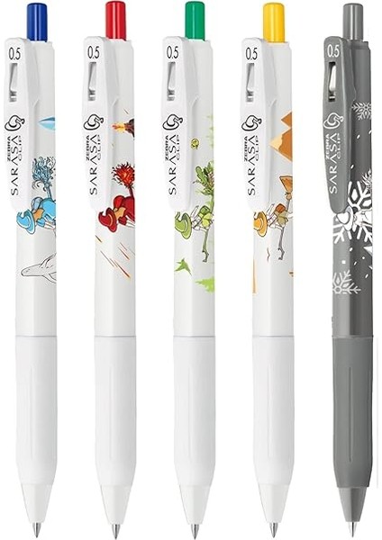 Sarasa Clıp 0.5mm Jel Kalem Wıtch Serısı 5lı Set fiyatları