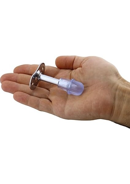 Kapı Stoperi Tamponu Krom 8 cm Metal Kapı Durdurucu Tutucu Kapı Stopu Silikonlu modelleri