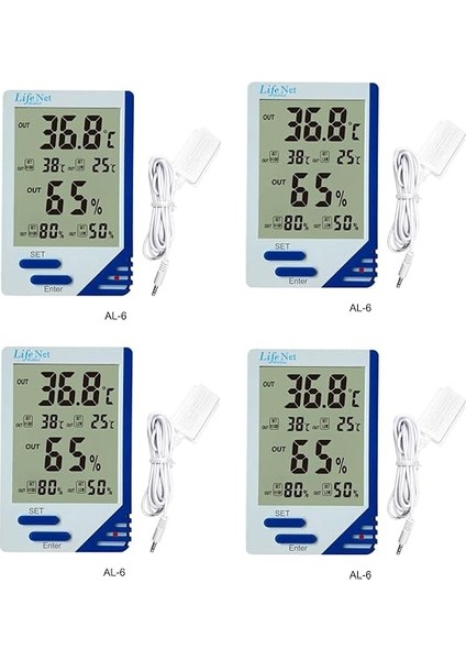 Net Medikal Dijital Termometre Isı ve Nem Ölçer Al-6 indirimleri