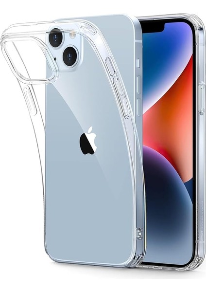 iPhone 11 ile Uyumlu Şeffaf ve Sararmaya Dayanıklı Silikon Kılıf, Extra Ince ve Yumuşak Model (Iphone 11)