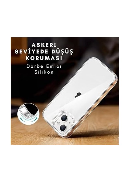 iPhone 11 ile Uyumlu Şeffaf ve Sararmaya Dayanıklı Silikon Kılıf, Extra Ince ve Yumuşak Model (Iphone 11) fırsatları