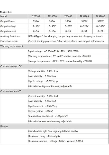 Değişken Dc Güç Kaynağı 30V 10A 4 Haneli LED Ekranlı Masaüstü Güç Kaynağı Enkoder Ayar Düğmeli Ayarlanabilir Anahtarlamalı Güç Kaynağı Çıkış Etkinleştirme/devre Dışı Bırakma Düğmesi indirimleri