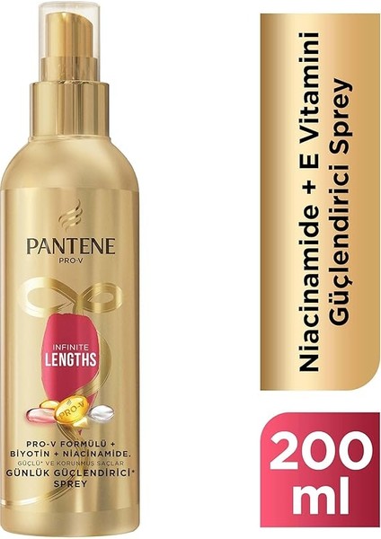 Infinite Lengths Günlük Güçlendirici Saç Spreyi 200 ml fiyatları