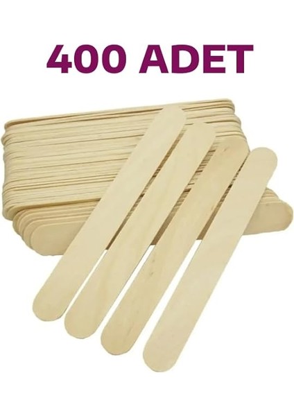 400 Adet Abeslang Geniş Dil Çubuğu Ahşap Büyük Dondurma Dil Basma Çubuğu fiyatları