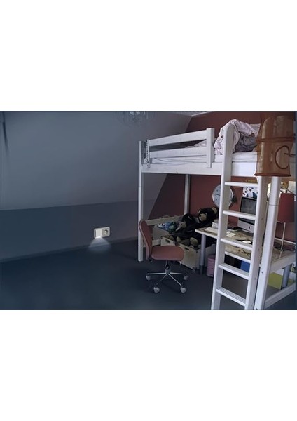 LED Gece Lambası, Iç Mekan Uygulamaları Için Lamba, Sıcak Beyaz, Entegre Gündüz-Gece Sensörü, Lunetta Lunetta Slim modelleri
