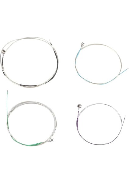 4 Adet G D A E Keman Dize Seti, Aşınma Direnci Çelik Tel Temizle Tam Ses Profesyonel Keman Dize Kiti Keman Için