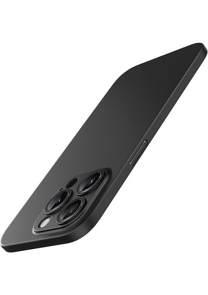 iPhone 11 ile Uyumlu, Süper Ince Kılıf, Kamera Çerçevesi Korumalı, Ekstra Tuş Takımı ile Gerçek Tuş Hissi, Bire Bir Uyum, Premium Cover, iPhone Case (Koyu Siyah)