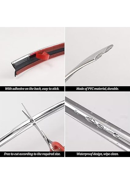 20 Ft Esnek Süs Şeridi, Tavan Çubuğu Soy ve Yapıştır, Köşe Korumaları Duvar Süsü, Oturma Odası, Yatak Odası, Mutfak, Banyo Için Kendinden Yapışkanlı Kit Şeridi (Siyah) fiyatları