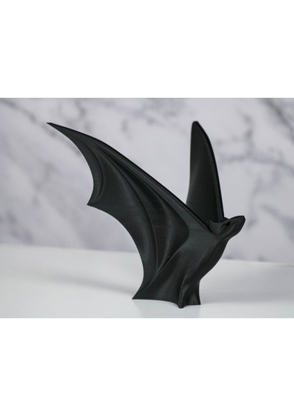 16CM Uçan Yarasa Çalışma Masası Ofis Hediyelik Obje Siyah