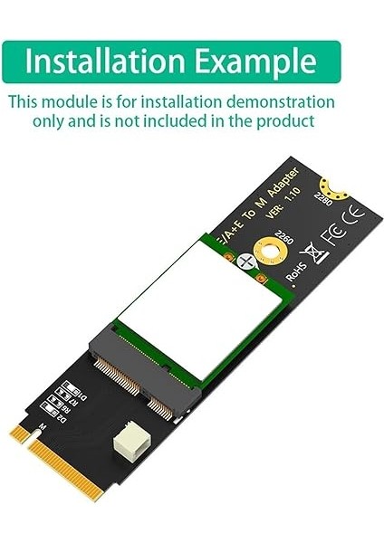 M.2 M Anahtar A E Anahtar Ngff Wifi Bluetooth Kartı M.2 Ngff Pcı Express E Anahtar Kartı Wifi Adaptörü AX200 AX201 AX210 Kablosuz Ağ Kartı modelleri
