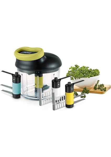 Maxi Kit 900 ml Buz Kırıcı &amp; 3 Bıçaklı Manuel Rondo