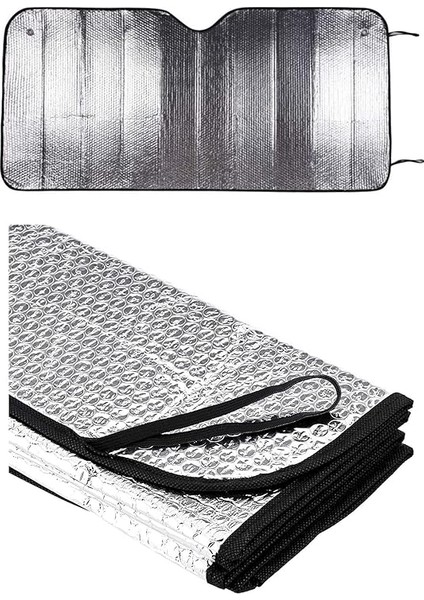 Ön Cam Güneşlik Katlanabilir Dışı Metalize Arası Köpüklü Araba Güneşliği (150X70 Cm) fiyatları