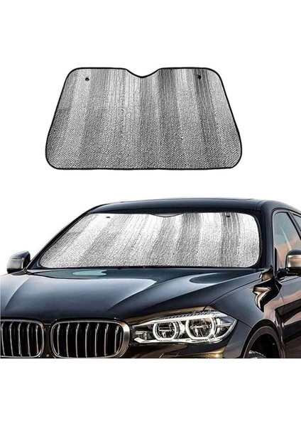 Ön Cam Güneşlik Katlanabilir Dışı Metalize Arası Köpüklü Araba Güneşliği (150X70 Cm) indirimleri