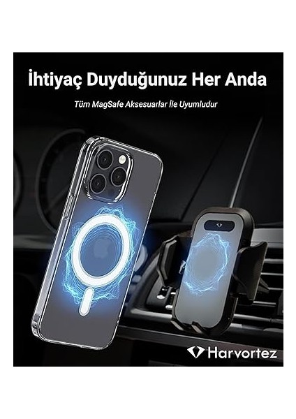 iPhone 15 Magsafe ile Uyumlu Şeffaf, Manyetik Kılıf, Kablosuz Şarj Desteği, Ultra Berrak Kapak, 1'e 1 Uyumlu, Çevre Dostu Malzeme, Güçlü Koruma, Optimal Case (Şeffaf) fiyatları